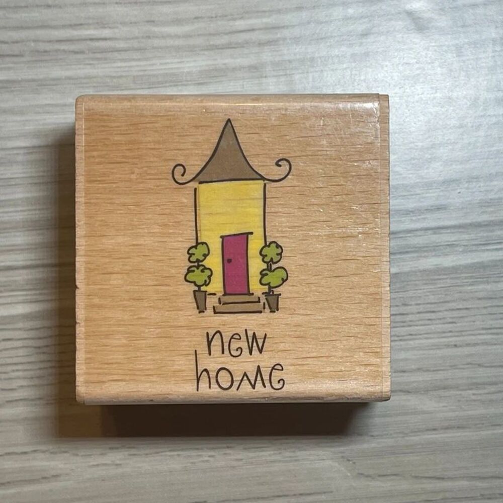 katie & co. NWT New Home Rubber Stamp